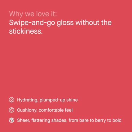 Crushed Oil-Infused Shimmer Lip Gloss