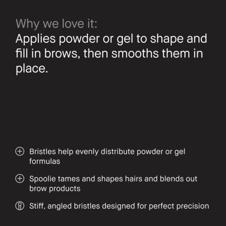 Dual-Ended Eyebrow Definer & Groomer Brush