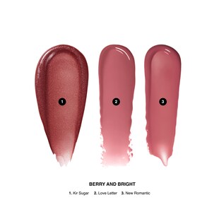 Mini Crushed Lip Gloss Trio Gift Set, Berry & Bright, $66 value 