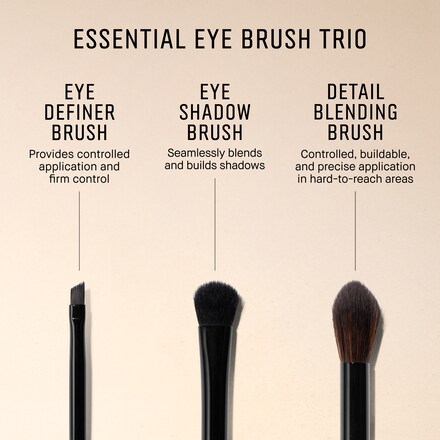 Essential Eye Makeup Brush Trio