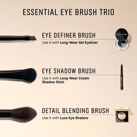 Essential Eye Makeup Brush Trio