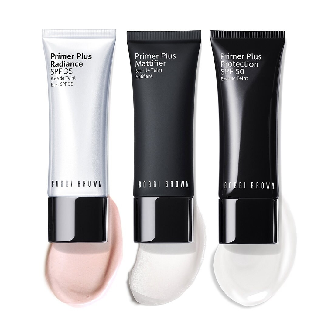 Primer Plus Radiance Spf 35 Bobbi Brown Cosmetics The lightweight, silky formula is enriched with ultra fine, reflective pearl pigments that fill in wrinkles, minimize pores and even skin tone. primer plus radiance spf 35